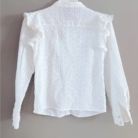 Rino Eyelet Ruffle Blouse - Picture 6 of 10